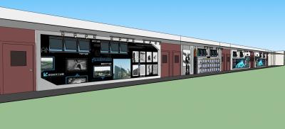 藝術(shù)長廊效果圖